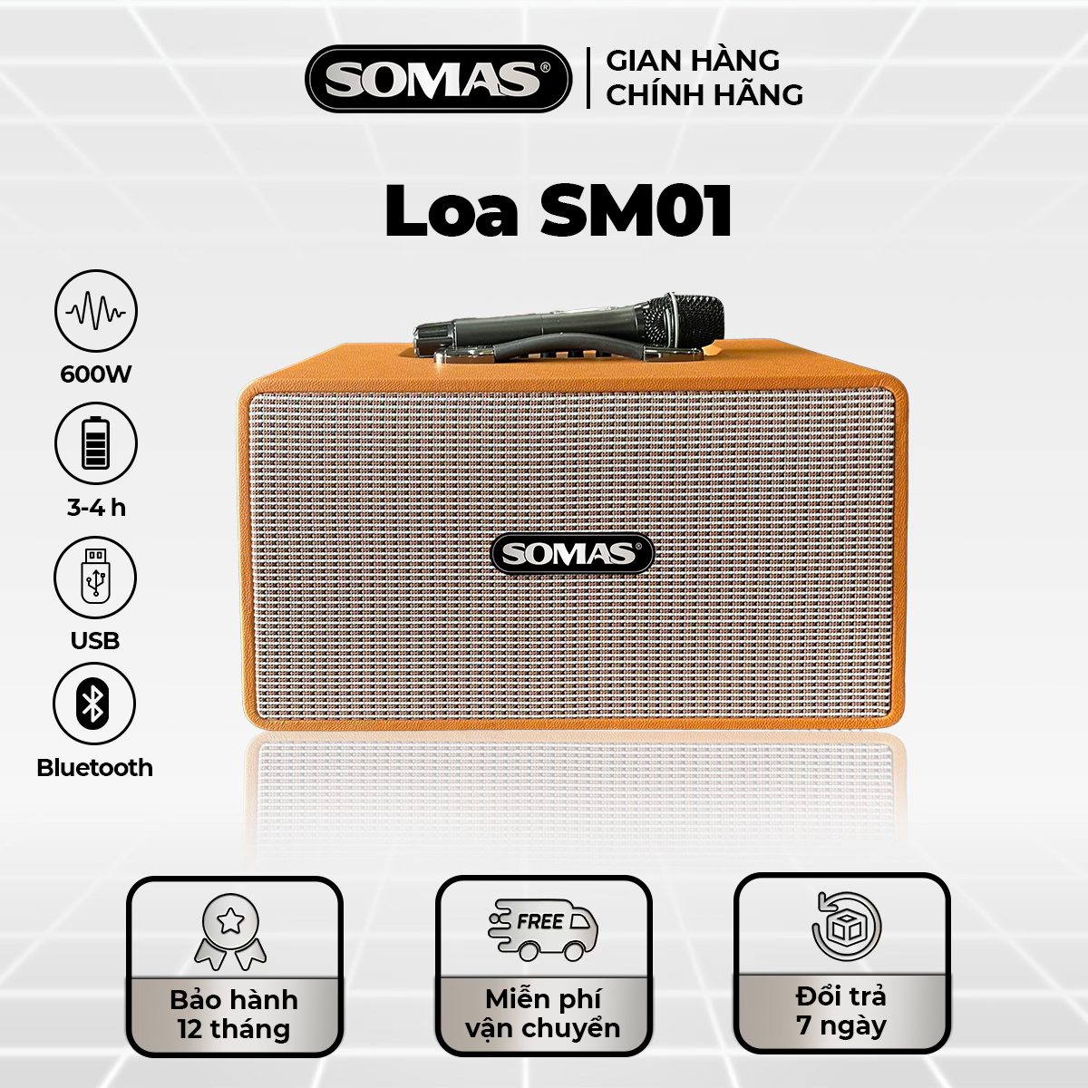 Loa Bluetooth SOMAS SM01